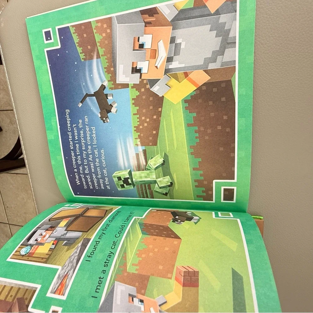 Scooby-Doo Shiny Spooky Knights LeapFrog Tag Book + Minecraft Kids Book Set